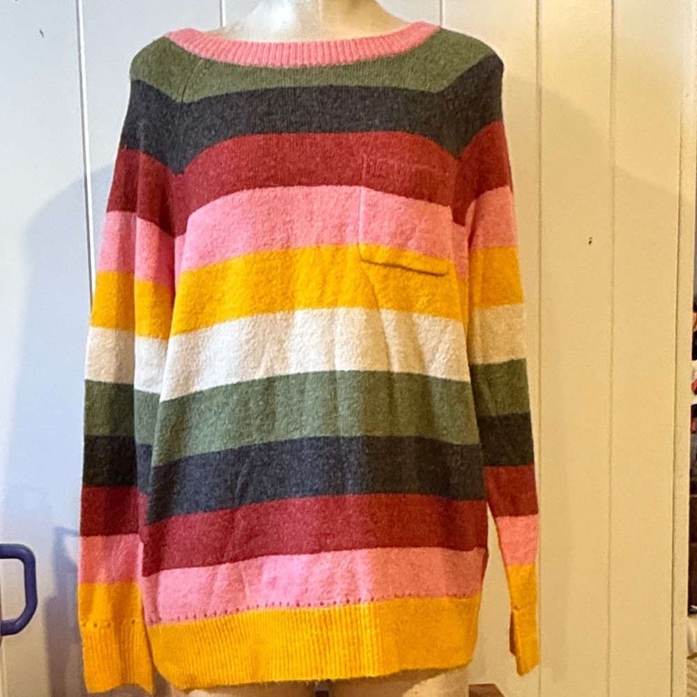 Torrid Colorful Striped Sweater
